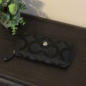 Coach zipper wallet